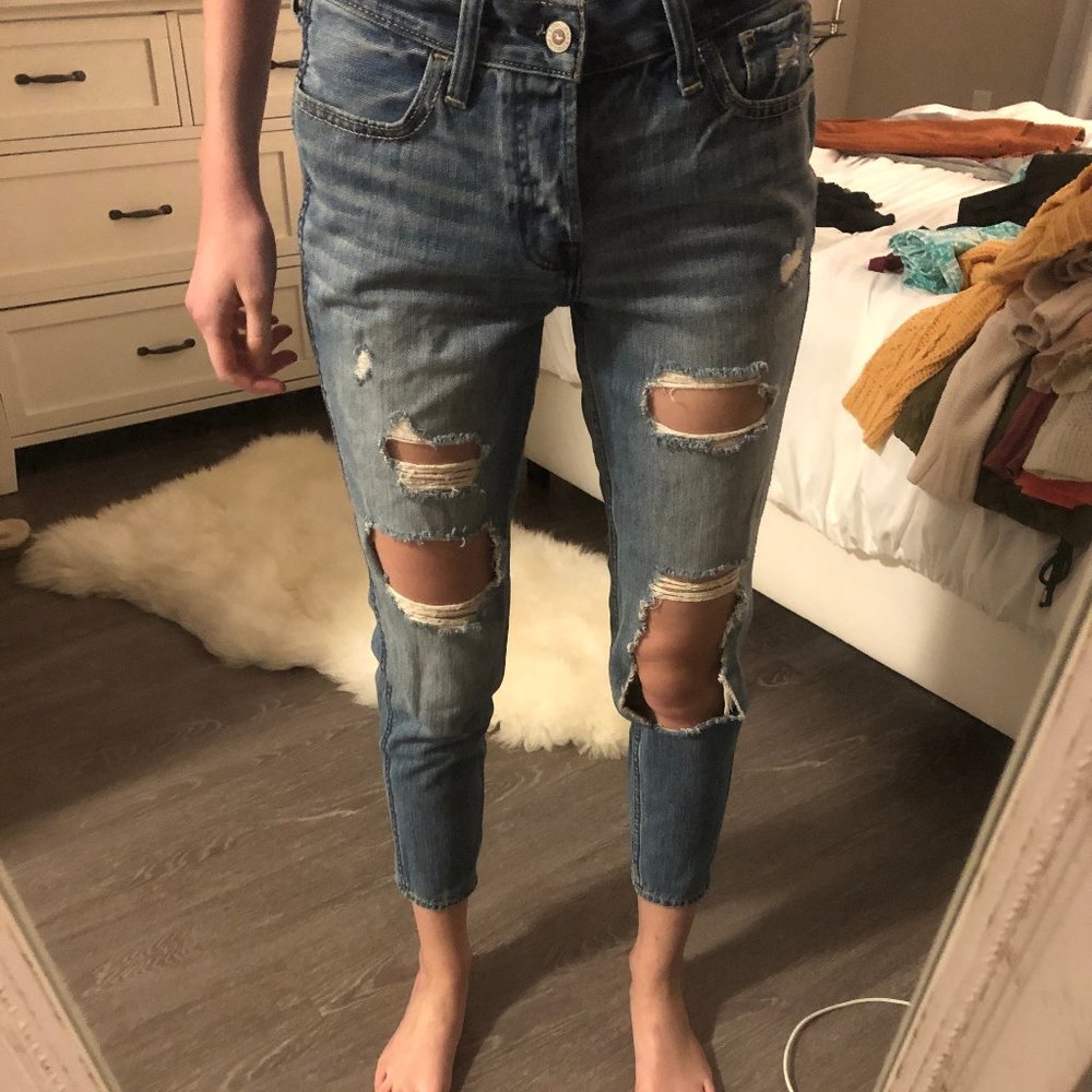 Distressed Hollister Jeans